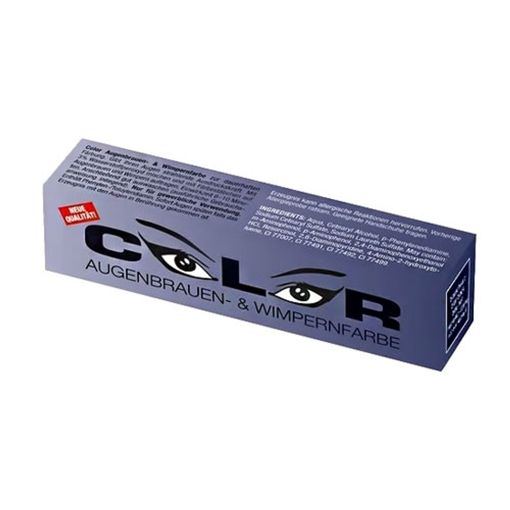 Comair Color Eyebrow &amp; Eyelash color, иссиня-чёрный, 15 мл