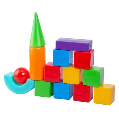 Конструктор "Строитель" 14 дет. (Юг-пласт)