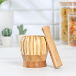 Ступка с пестиком «Полоски», 11×10×10 см
