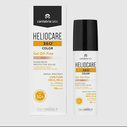 HELIOCARE 360º Color Gel Oil-Free SPF 50+ - солнцезащитный гель без масла (бежевый) SPF50+, 50ml
