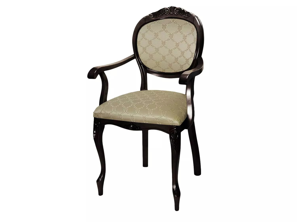 Кресло С-16 черный/андрис бежевый