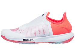 Женские теннисные кроссовки Wilson Kaos Mirage W - white/fiery coral/s.sea