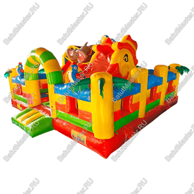 Батут "Мульти Сафари Утка"  7*6*4 м, с окнами по бокам