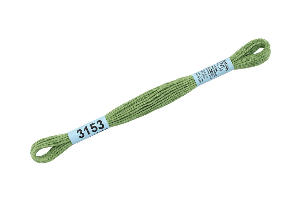 Мулине "Gamma", 100% хлопок , 8 м, №3153
