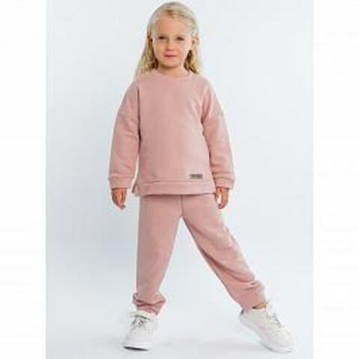 Костюм для девочек футер 3х нитка петля 8438300108 р.104-110 (Юлла)