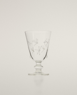 Zara Home бокал из стекла, цвет белый, 13.7 см