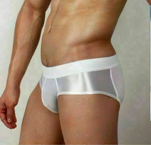 Мужские трусы брифы белые Superbody White Briefs