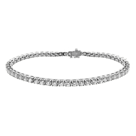 Браслет с бриллиантами  из белого золота JA-B-1Б622675