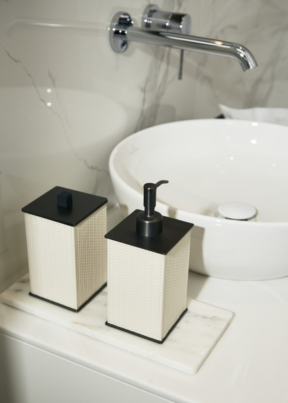 Поднос мраморный прямоугольный 13 х 30