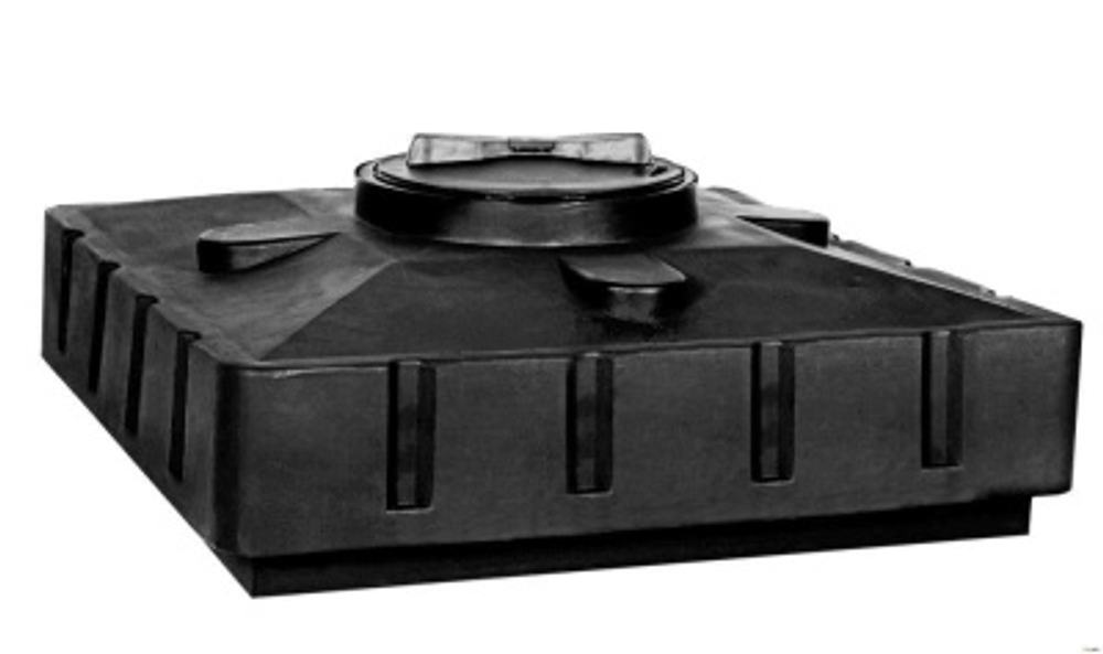 Бак для душа с подогревом АКВАТЕК Стандарт 240 л. (950х950х440)