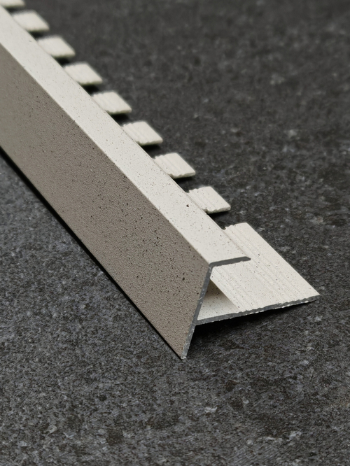 АЛТПг 10мм "DO-1" 2,7м Бежевый муар окантов. гиб. полимер. алюм.