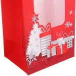 Пакет под бутылку «Мгновение» 12*35*9 см, микс