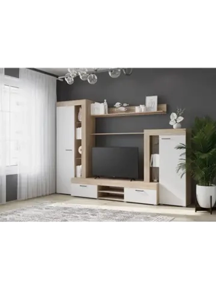 Стенка для гостиной Дельта белый