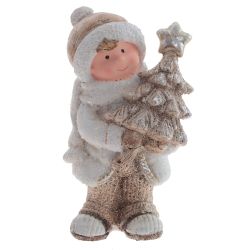 GAEM Фигурка декоративная "Мальчик/Девочка", L8 W6 H14,5 см, 2в.