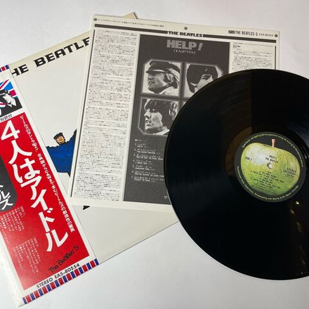 Винтажная виниловая пластинка LP The Beatles Help (Japan 1976) (Obi) You Like Me Too Much