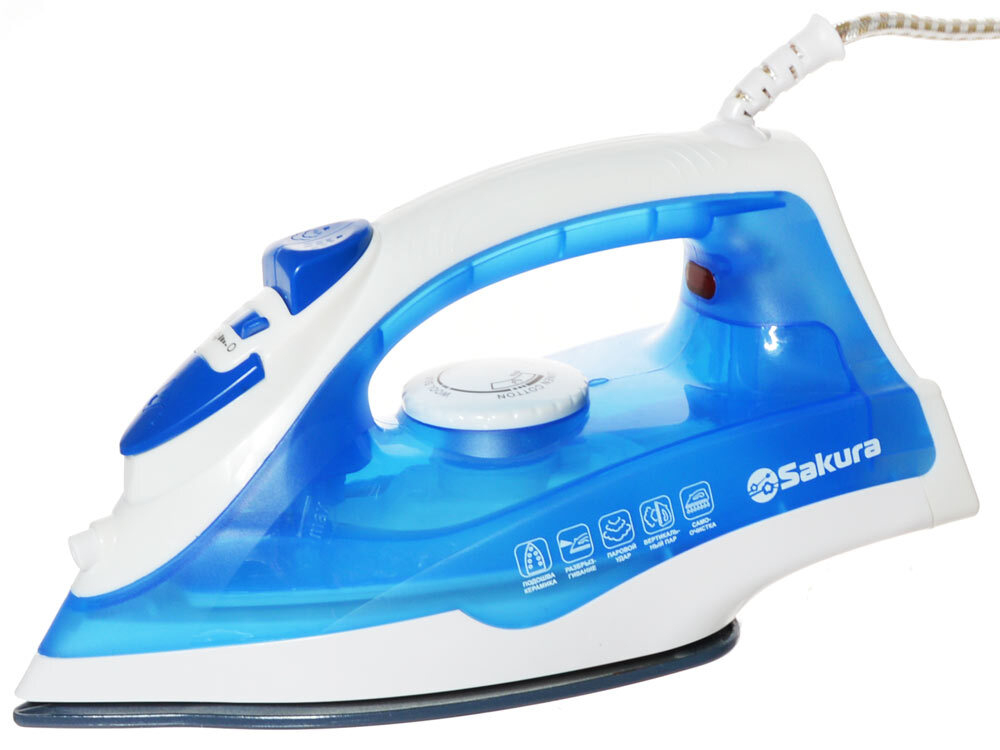 Утюг 1800Вт керамическая подошва SA-3062CBL