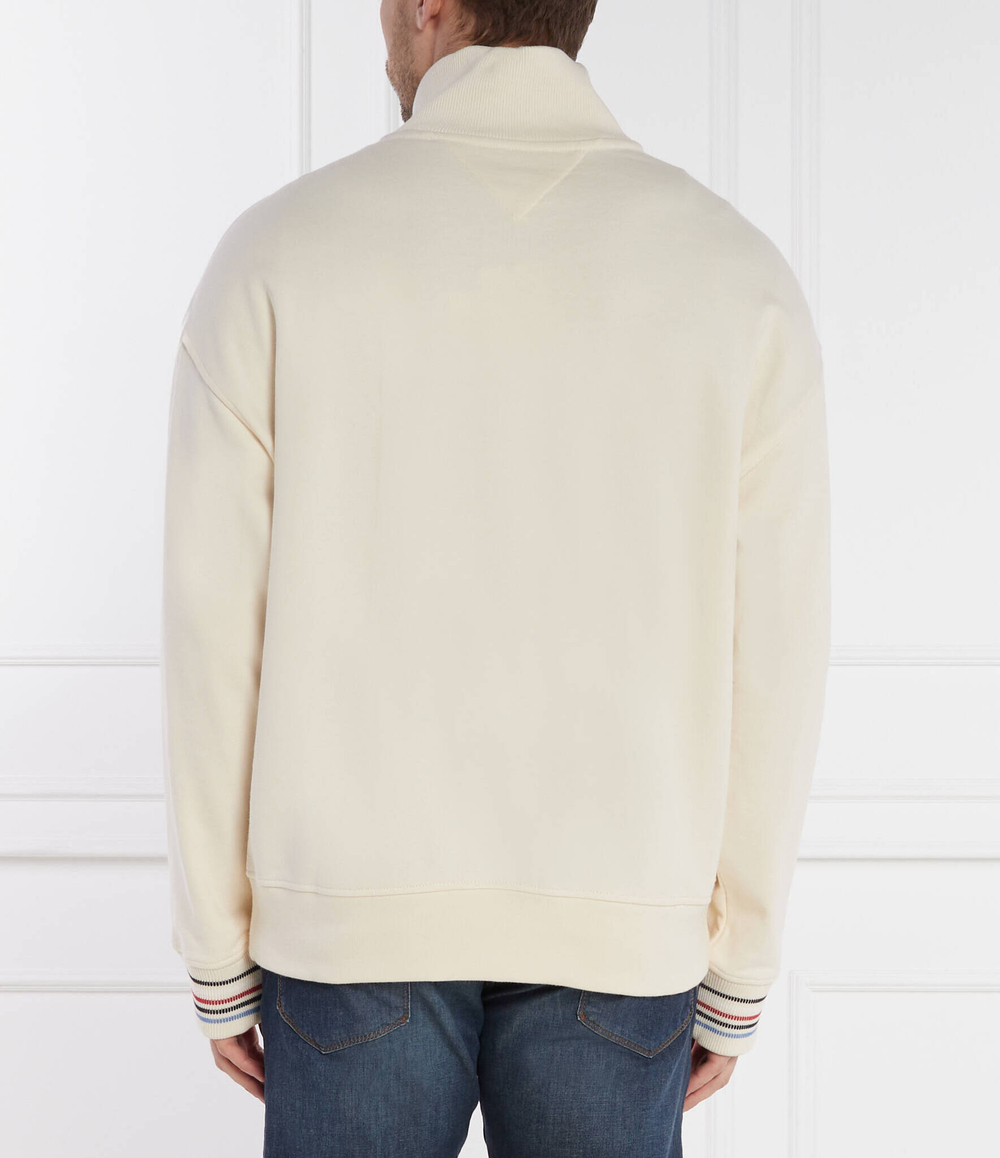 Худи MONOGRAM TIPPED 1/4 ZIP Tommy Hilfiger - экрю(MW0MW34412)