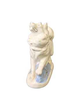 Фарфоровая статуэтка "Лайка" Гжель