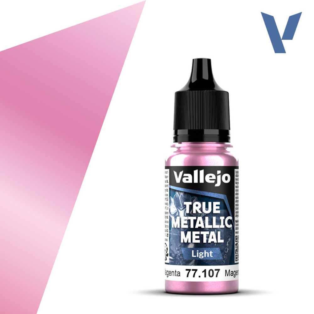 Vallejo True Metallic Metal - Crimson Magenta (Light)
