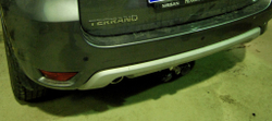Фаркоп оцинкованный Galia D041C для Renault Duster 2010-2015, 2015-2019 2WD/4WD, Nissan Terrano 2014-(паспорт и сертификат в комплекте)(без электрики)