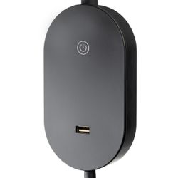 Citilux Рио CL704381N LED Светильник гибкий с USB Чёрный