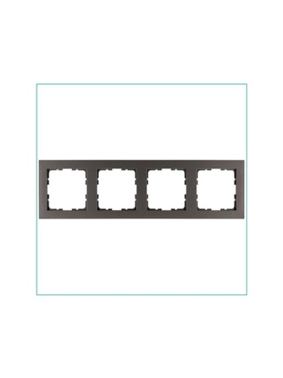 Рамка 4-м G-Classic мокко Jasmart G1004Z