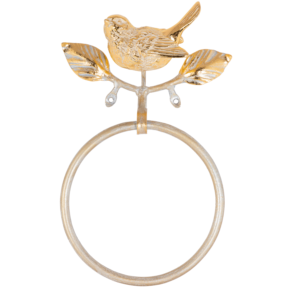 Держатель для полотенец Терра Лавли Айвори Мраморное золото