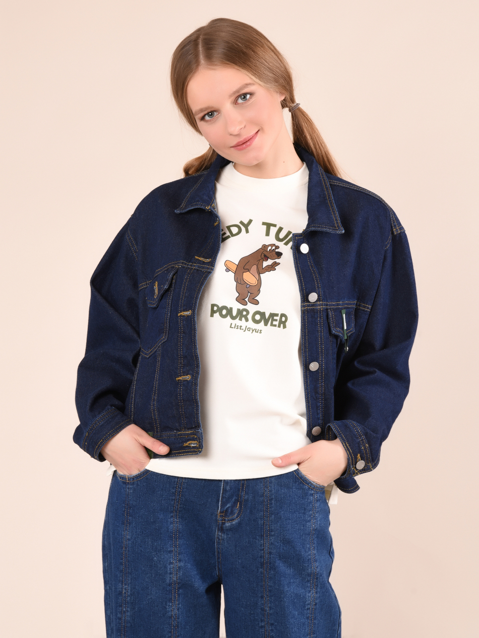 Куртка женская джинсовая