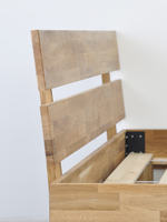 Кровать 160х200, Дубовая Классика, двуспальная, массив дуба на ножках в стиле лофт, Dipriz