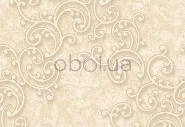 Обои IDECO винил вспененный на бумаге 0,53х10м. вензель бежевый