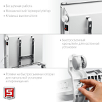 Конвектор электрический Зубр Мастер КЭМ-1500 1,5 кВт