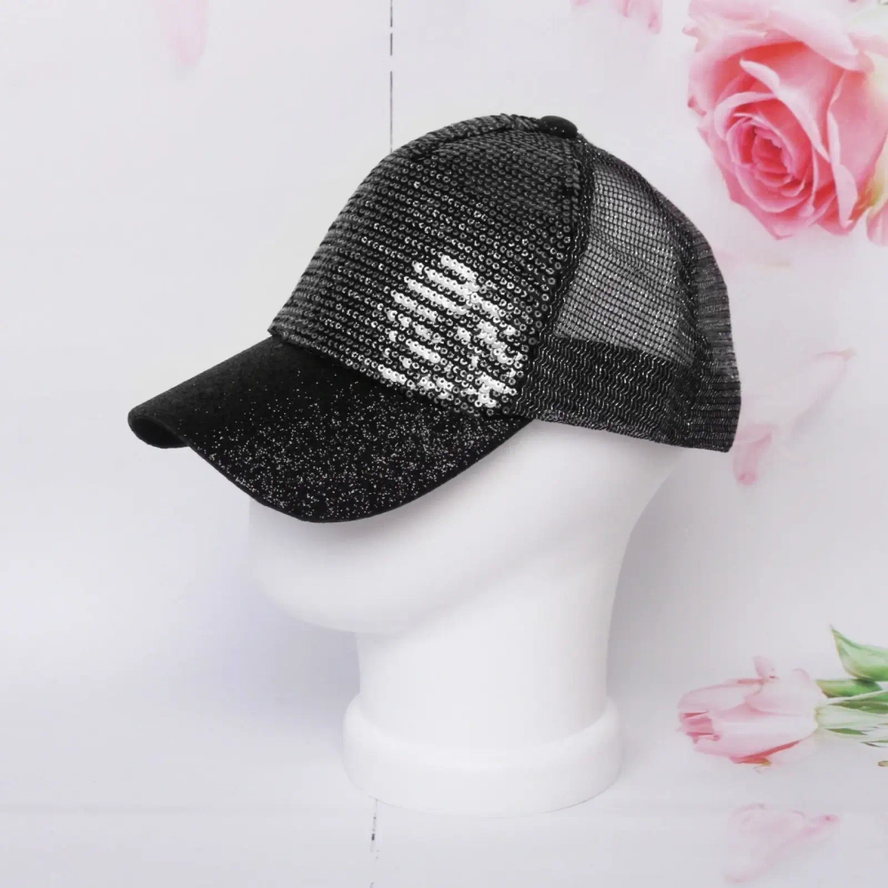 Бейсболка «Fashion city», пайетки, микс 3 цвета, р .58