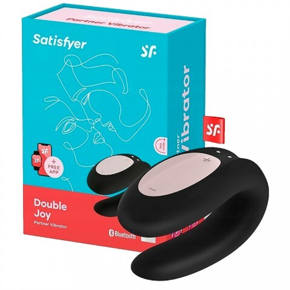 Вибратор для пар Satisfyer Partner Double Joy (черный)