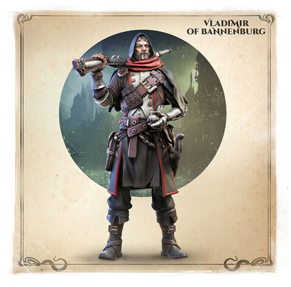 Охотник на вампиров Рейнджер инквизитор человек миниатюра для dnd, днд, pathfinder, фентези, Настольная игра, НРИ, Варгейм, РПГ