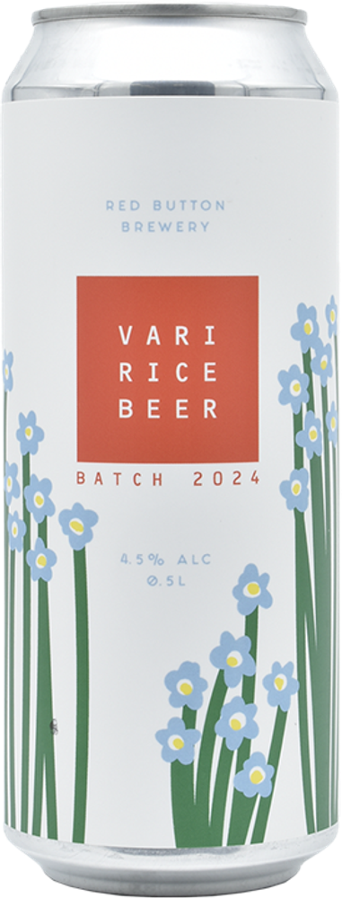 Пиво Рэд Баттон Вэри Райс Бир Батч 2024 / Red Button Vari Rice Beer Batch 2024 0.5 - банка