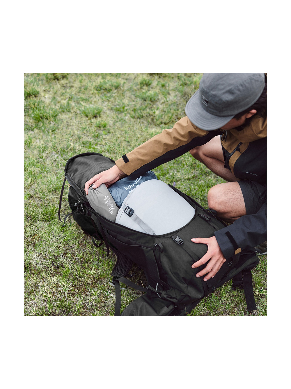 Рюкзак Naturehike CNK2450XB014 Helium 70 л черный L,6975641883883