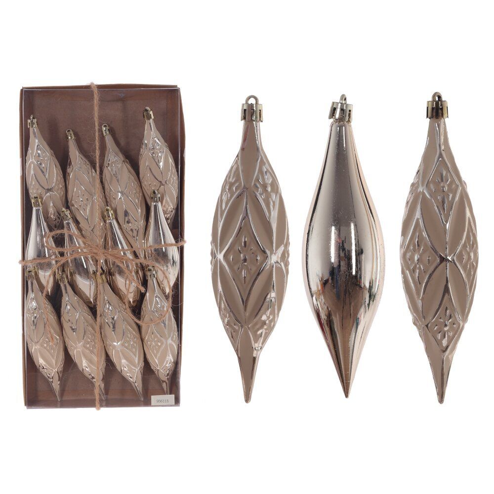 GAEM Набор из 12шт: Украшение новогоднее "Капля", L33 W4 H16 см