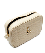 Кожаная сумка-мессенджер Patrizia Pepe - экрю(2B8985 L082)