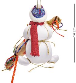 РусКукла RK-828 Кукла подвесная «Снеговик»