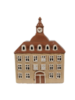 Подсвечник "Домик Амстердам с часами" 20x10x26 см от Clayre & Eef