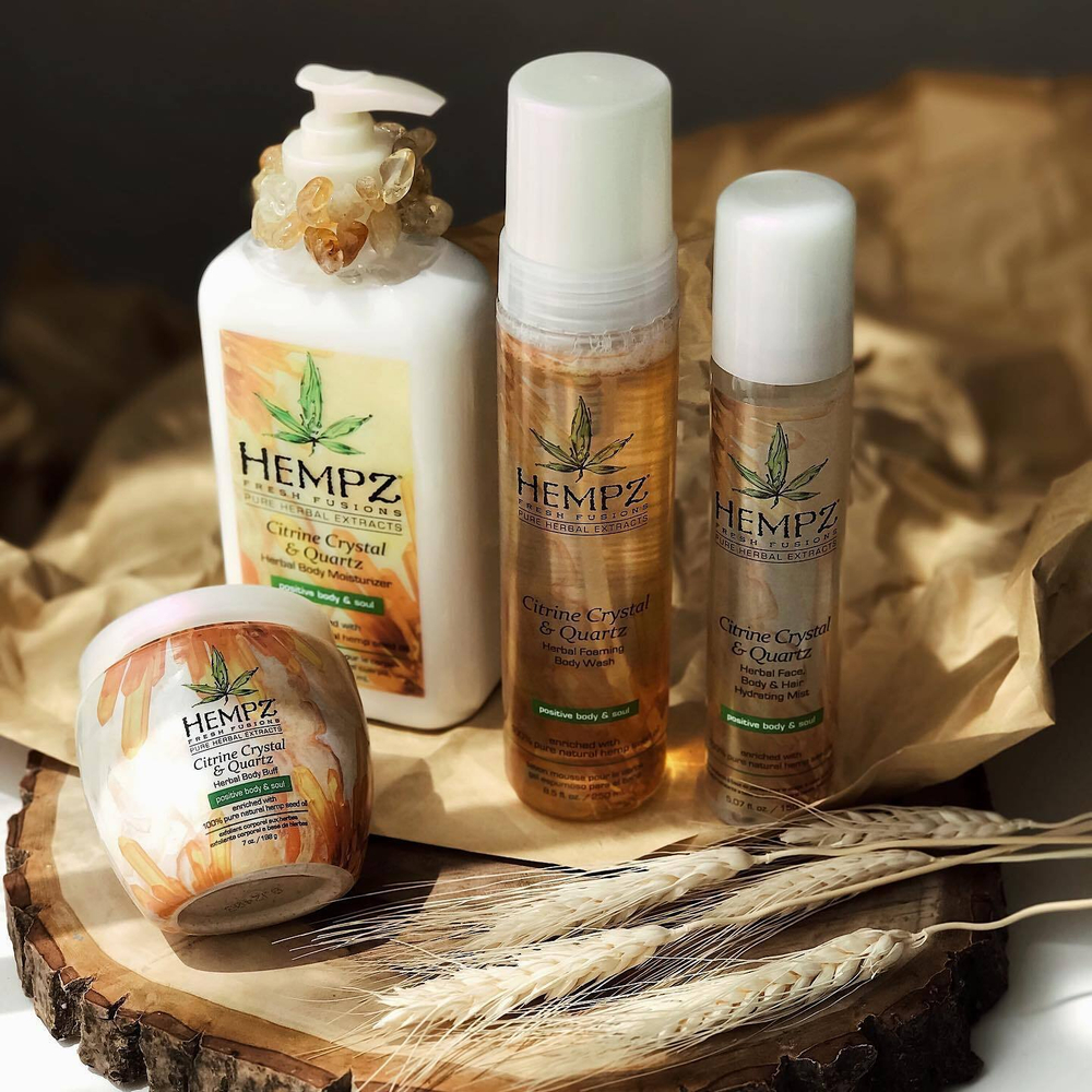 HEMPZ Citrine Crystal&Quartz Herbal Body Moisturizer 500 ml