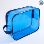 4927643 Сумка в роддом 20х25х10, цветной ПВХ, цвет синий