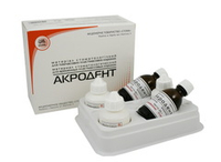--- Акродент (3х20гр.+2х25мл.) пластмасса для временных коронок