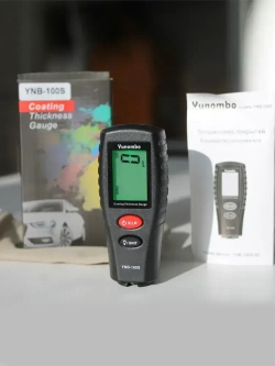 Толщиномер автомобильный лакокрасочного покрытия YNB-100S с чехлом и батарейками