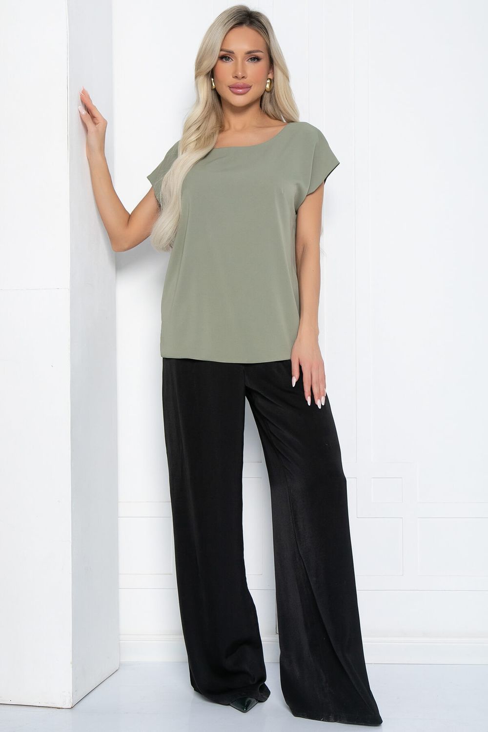 Блуза Юла (хаки) Б12443-8 LT Collection