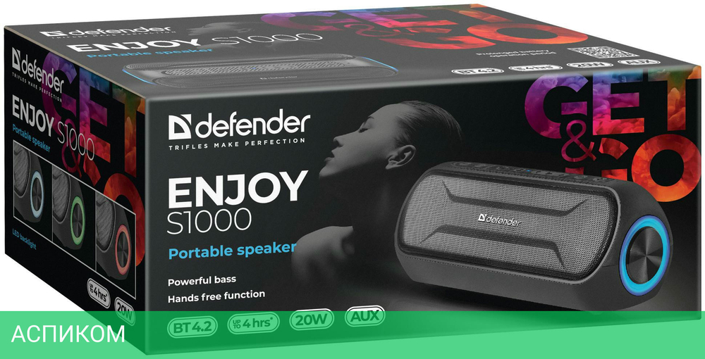 Портативная колонка Defender Enjoy S1000 (65688)