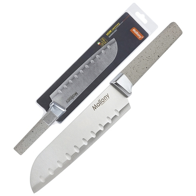 Нож сантоку 17,8см с рукояткой софт-тач "Marmolada"