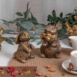 Статуэтка Кролик Эйприл Бронза