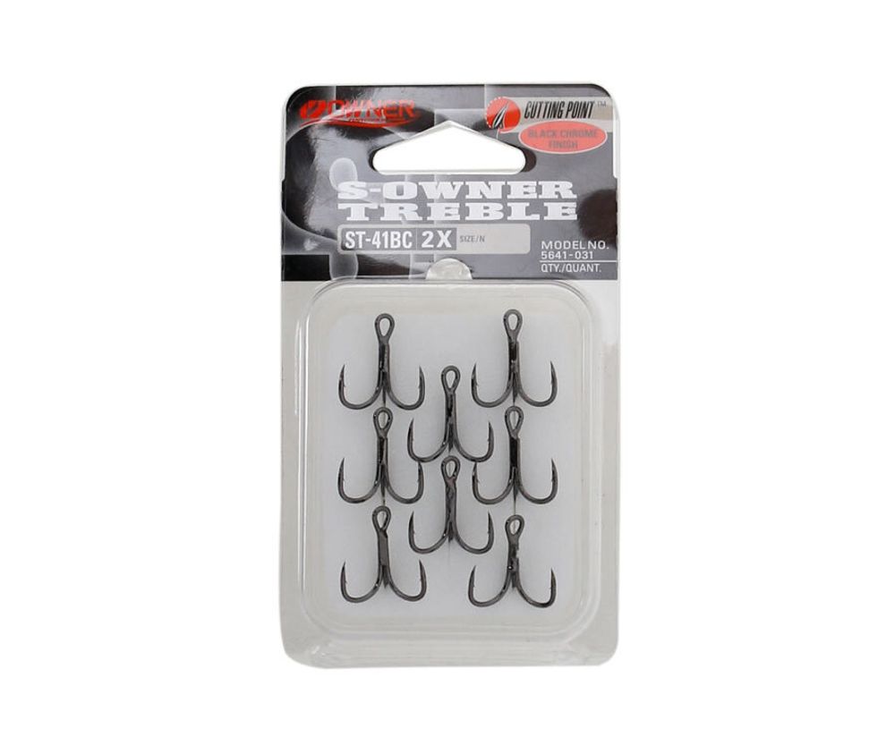 OWNER Крючок тройной ST-41BC №2/0 6шт