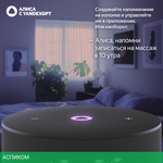 Умная колонка Яндекс Станция Мини 3 черный (YNDX-00027BLK)